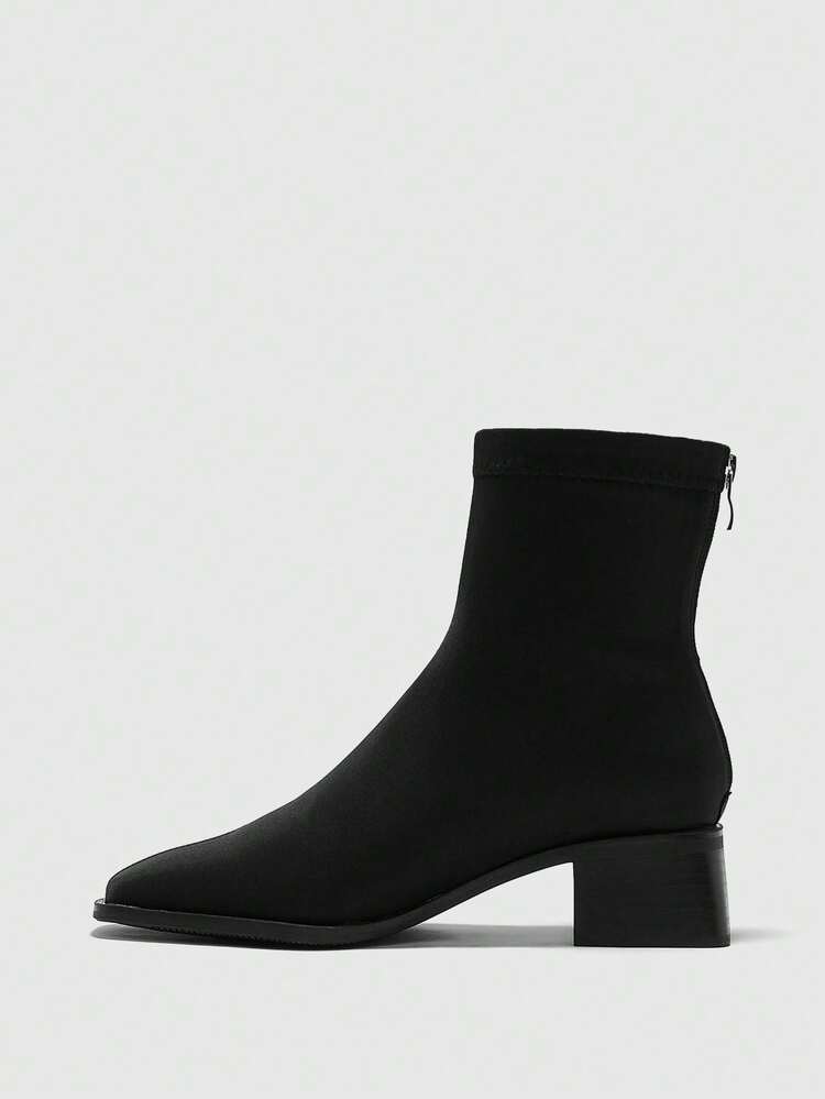CUCCOO BIZCHIC Women's Fashion Versatile Chunky Heel Ankle Boots For Christmas