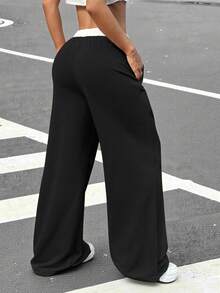 Muchica 淺灰色Anastasia運動長褲 - 黑色 - 查看 2