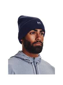Under Armour Halftime Unisex Cuff Beanie Blue - Navy Blue - View 4