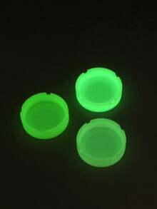 1pc Luminous Household Ashtray, Back To School Supplies - Pink - View 5