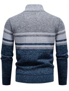 Manfinity Mode Men's Knitted Sweater With Thermal Lined, Autumn/Winter