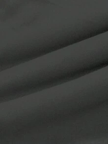 Manfinity Homme Camiseta de manga corta casual y versátil con cuello redondo y estampado de letras para hombres - Gris - Ver 4