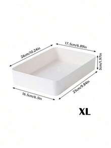 Boîte de rangement en plastique blanc 4 6 5 9 pièces Ensemble d'organisateurs à tiroirs Plateau multifonctionnel pour salle de bain, coiffeuse, maquillage, cosmétiques, chambre, cuisine, bureau, petits outils. Solution de rangement et de décoration pour la maison - Blanc - Voir 27