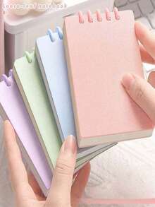 10本A7活页笔记本，迷你笔记本，外观精美，口袋笔记本，小巧便携 - A7 - 查看 6