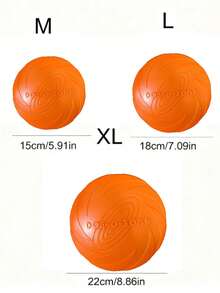 1/5pcs Dog-O-Soar Flying Disc Pet Flying Disc Chew Toy, Random Color - Multicolor - View 6