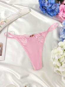 Contrast Lace G-String Lingerie