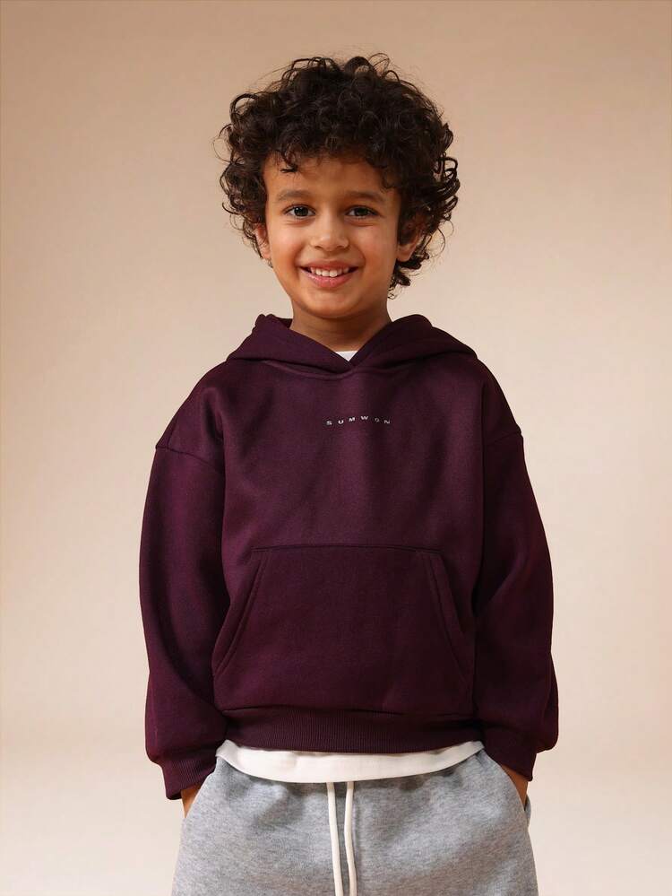Burgundy Pullover Hoodie