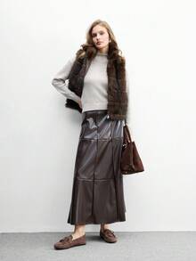 CUCCOO BIZCHIC 女士休闲流苏设计平底乐福鞋，适合日常穿着 - 巧克力棕 - 查看 9