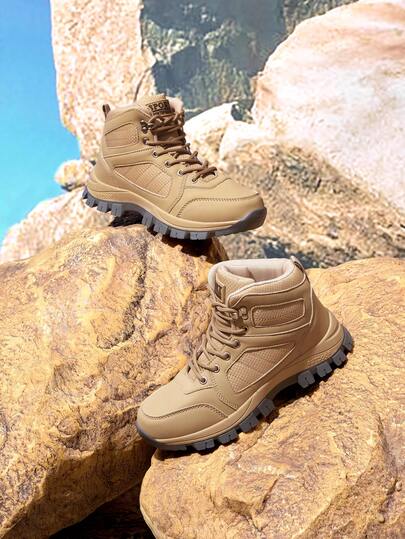 OUTDOORSY Women's Fashionable Versatile Casual Snow Boots For Winter For Christmas