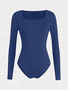 GlowEve Fashionable Commuter Ribbed Long Sleeve Jumpsuit & Wide Leg Pants Set - Multicolor - View 4