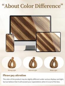 20 件装 100% 真人头发直发带 P4/27 接发丝滑无缝隐形适合稀疏头发女性优质浓密发梢健康真人接发隐形胶带适用于沙龙 - SP4/27 - 查看 14