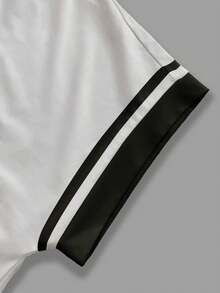 Resyla Women's Fitted Digital Print Round Neck Short Sleeve T-Shirt - Multicolor - View 4