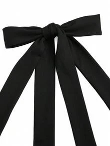 Sweetra Canotta con spalline a spaghetti e inserti in pizzo, top corto sexy con scollo a V profondo e senza maniche, canotta aderente con fiocco e spalline a spaghetti, blusa sexy con scollo a V e volant sul retro senza schienale per donne - nero - Visualizzare 3