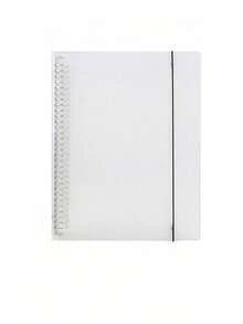 A4 Binder Notebook, Refillable With Blank/Line/Grid/Cornell Style, Replaceable Metal Ring Planner Spiral Notebook Office Binder Diary Suitable Stationery 26-Hole Gift - Multicolor - View 12