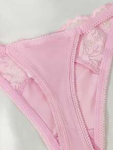 Contrast Lace G-String Lingerie