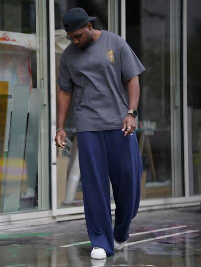 Heavens Edit 男士时尚印花宽松短袖T恤 | 精美设计 | 夏季必备 | 轻松搭配，展现你的时尚T恤，Emo风格，2000年代风格