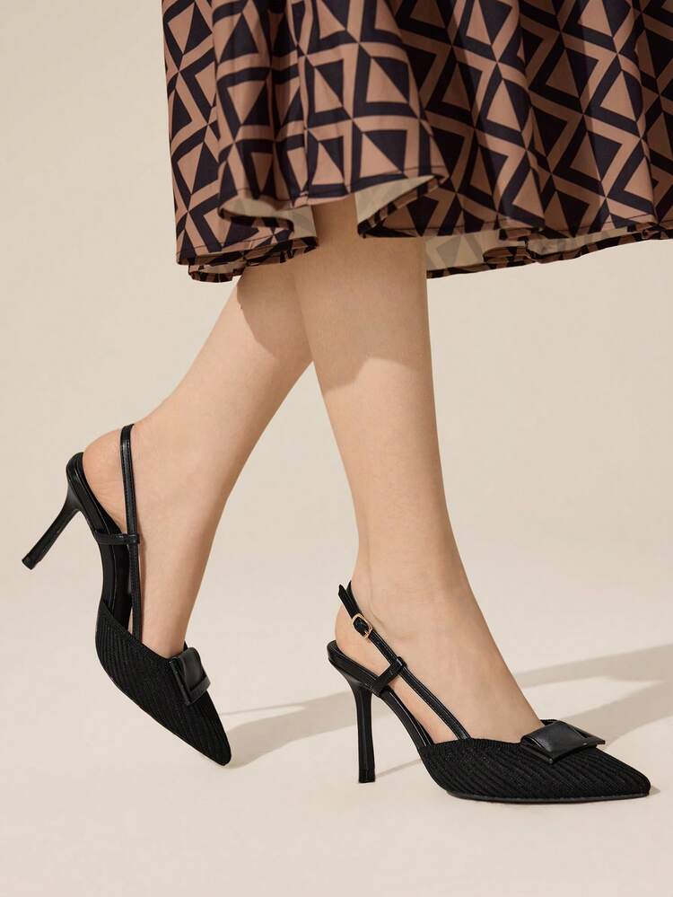 CUCCOO BASICS Women's Elegant Pointed Toe Pumps For Commuting For Christmas
