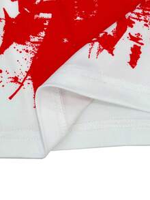 Rovax Camiseta gráfica ajustada de cuello redondo para mujer - Multicolor - Ver 3