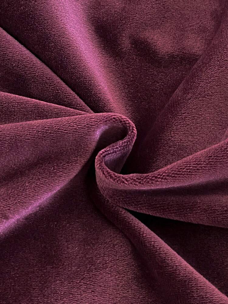 2 st fleece-sparkdräkt för nyfödda flickor med spetskant, långärmad jumpsuit och pannband, elegant prinsessmodell, höst/vinter - Blåröd - Visa 3