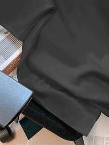 Manfinity Joysei Camiseta de manga corta de ajuste estándar para hombre, gris oscuro - Gris - Ver 3