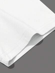 Manfinity Homme Men's Letter Print Round Neck Short Sleeve Casual Versatile T-Shirt - Multicolor - View 5