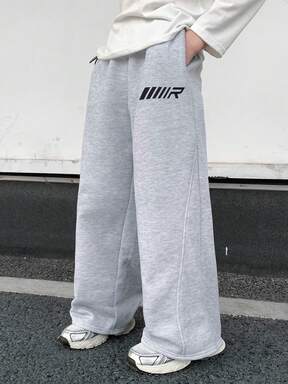 Pantaloni da tuta casual versatili per ragazzi pre-adolescenti, adatti per pendolarismo, scuola, uso casual quotidiano, sport, stagione autunnale/invernale