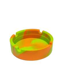 1pc Luminous Household Ashtray, Back To School Supplies - Pink - View 3