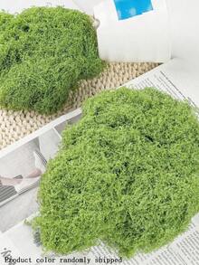 SHEIN 30g/50g Artificial Moss String , Fake Moss, Faux Moss For Plants Indoor, Artificial Moss For Indoor Plants, Green Moss For Plants Indoor Art Landscape, Gardening Decor, Crafts Moss For DIY Decorative Moss Table Centerpieces Decor Fairy Garden Floral Wedding,Freely Shaped Available - Dark Green - View 3