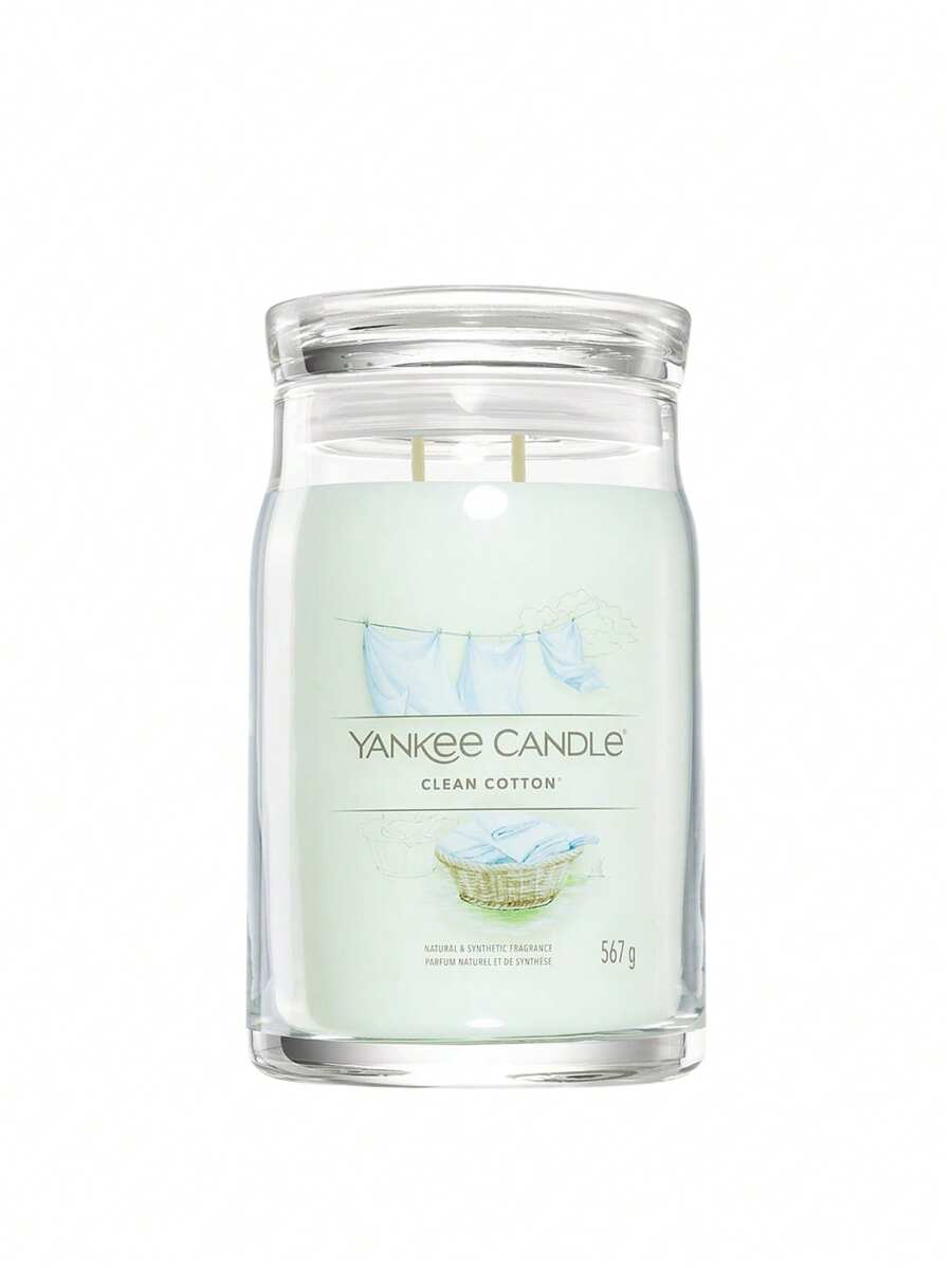 Yankee Candle Clean Cotton Signature Large Jar Candle 567 G - one-size - View 1