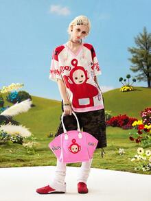 Teletubbies X ROMWE Bolsos de mano para mujer - Rosa - Ver 3