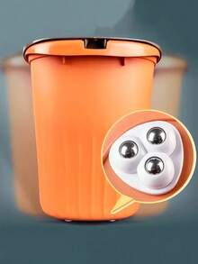 1/4个360°旋转自粘万向轮，超强粘性自粘脚轮套装，适用于垃圾桶、储物箱、家具、迷你家电 - ABS材质，内含钢珠