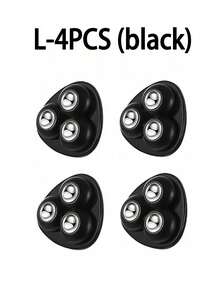 1/4个360°旋转自粘万向轮，超强粘性自粘脚轮套装，适用于垃圾桶、储物箱、家具、迷你家电 - ABS材质，内含钢珠