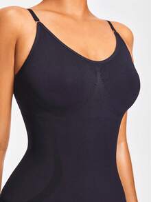 SHAPORA Seamless Low Back Thong Bodysuit Full Body Shaper Bust&Butt Lifter-Tummy Waist Thigh Control - Black - View 6