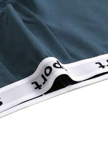 5条装青少年男童内裤，印花腰带，休闲运动三角裤，四季皆宜 - 彩色 - 查看 3