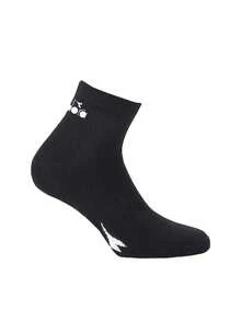 Diadora 3 Pack Unisex Athletic Socks - Black - View 3