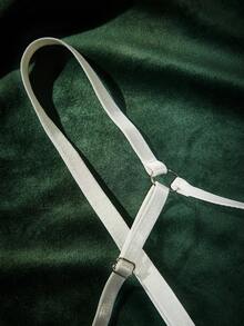 SpicyHot 4pcs Women's Sexy Lingerie Set, Romantic Embroidery Underwire Padded Push-Up Bra With Nipple Covers And Lace Trim Panty Set - White - View 4