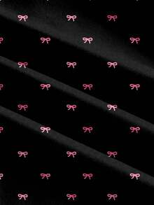 Slaydiva Áo nỉ ngắn tay dài cổ tròn trễ vai in nơ cho nữ - Nhiều màu - Xem 7