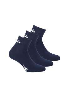 Diadora 3 Pack Unisex Athletic Socks - Navy Blue - View 1