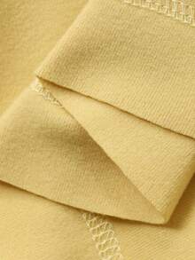 DAZY Set Piyama Wanita Bermotif dan Lembut, Musim Gugur/Dingin - Kuning - View 7