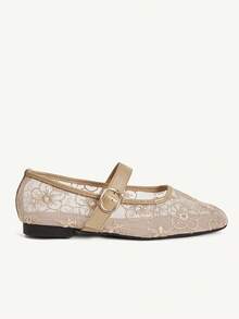 CUCCOO CHICEST Casual Commute Minimalist Comfortable Women Flats Valentine's Day - Champagne - View 8