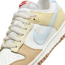 Nike DUNK 女款运动鞋 Summit White/Glacier Blue/Aquarius Blue/Soft Yellow/Alabaster/Picante Red FZ4347-100 - 峰白/冰川藍/水瓶藍/柔黃/雪花石膏白/辣紅 - 查看 7