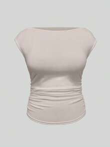 EMERY ROSE Conjunto de 3 piezas de talla grande para mujer, con top/camiseta de manga corta ajustada, sexy y cómoda - Multicolor - Ver 3