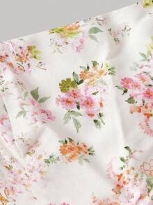 SHEIN MOD Conjunto de 2 peças Feminino Floral Miúdo Camisole e Saia, Conjunto Romântico de Férias. Floral Creme Duas Peças, Rosa Amarelo Verde Romântico, Conjuntos de Verão, Conjuntos de Férias de Verão, Saia Longa de Festa, Conjuntos Casuais Femininos, Saia Floral Feminina - Multicolorido - Visão 6