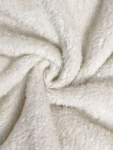 SHEIN SXY 女士白色长袖外套，带拉链口袋，秋冬服装 - 白色 - 查看 6