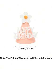 可折叠花朵生日帽 - 派对拍照道具、蛋糕装饰及场景布置 - 多色-5個顏色 - 查看 10