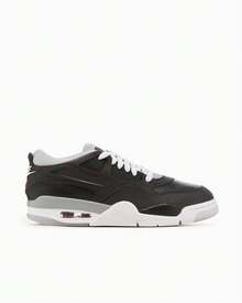 Nike AIR JORDAN 4 RM PRM UNISEX BLACK  FIRE RED-WOLF GREY-WHITE - Black/Wolf Grey/White/Fire Red - View 1