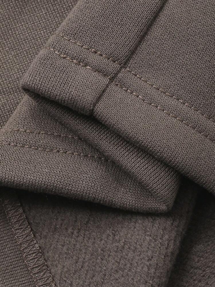 2pcs Women Solid Color Hoodie Top And Pants Set Lounge Sets For Women