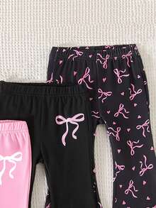 SHEIN 3件装女婴裤子 - 彩色 - 查看 5