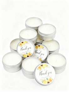 1/10-Piece Pack Of Wedding Candles, Lavender Scented Soy Candles, Aromatherapy Candles, Suitable For Wedding Parties, Country Wedding Parties, Brides, Elegant Flowers, Falling In Love, Halloween, Spooky, Fall, Holidays, Winter, Home Decorations, Birthday - White - View 7
