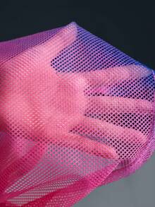 Powerista 女士扎染圆领长袖休闲健身运动T恤 - 紫色 - 查看 8